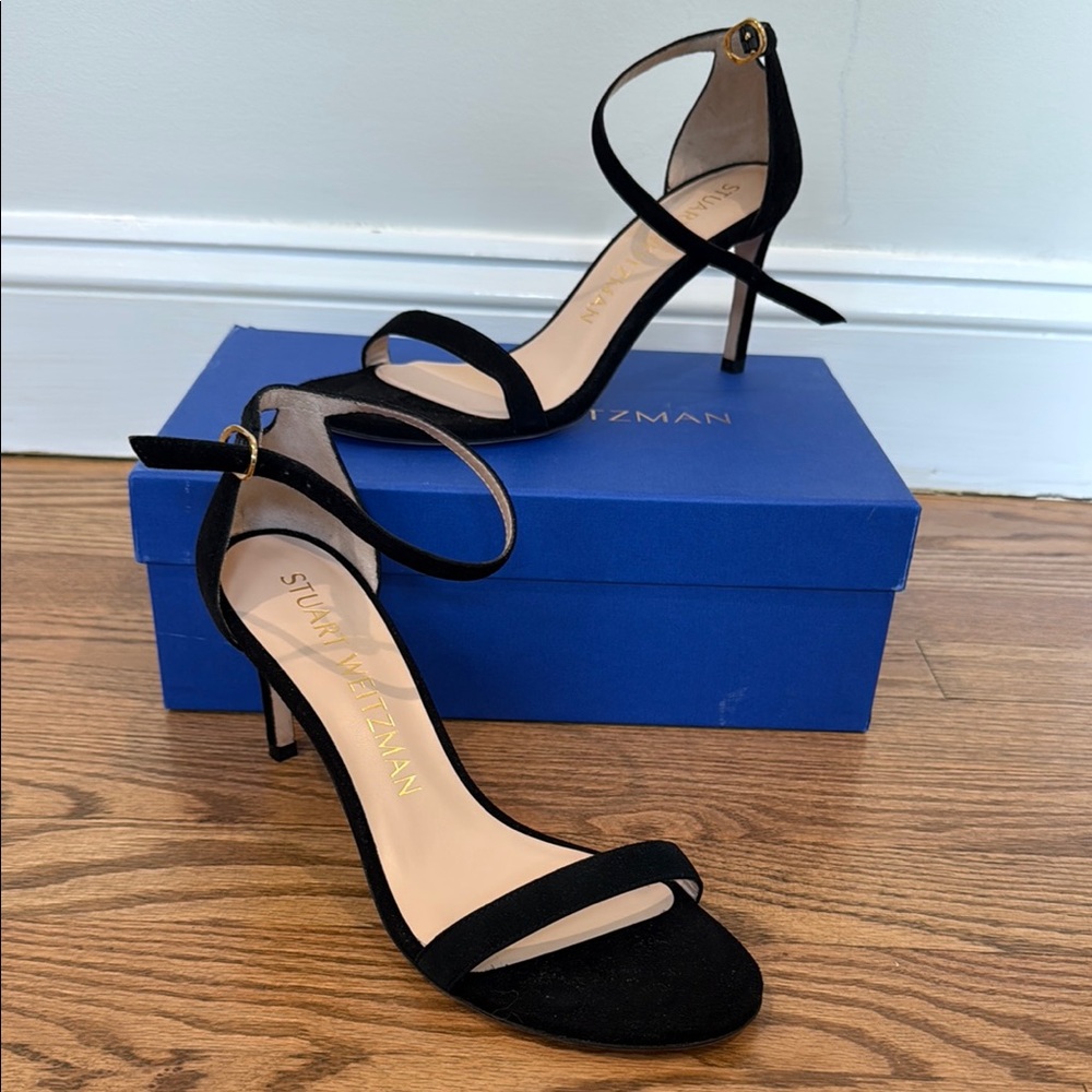 Stuart Weitzman Black Stiletto Heels